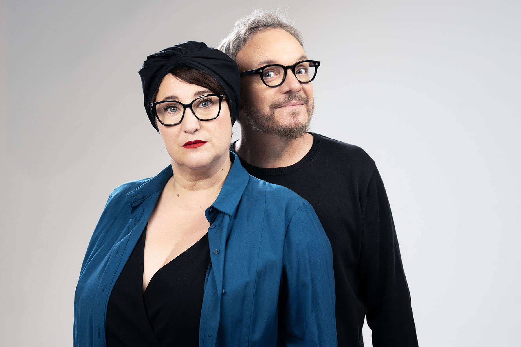 Maria Di Biase e Corrado Nuzzo - Totalmente incompatibili - ph Riccardo Ghilardi