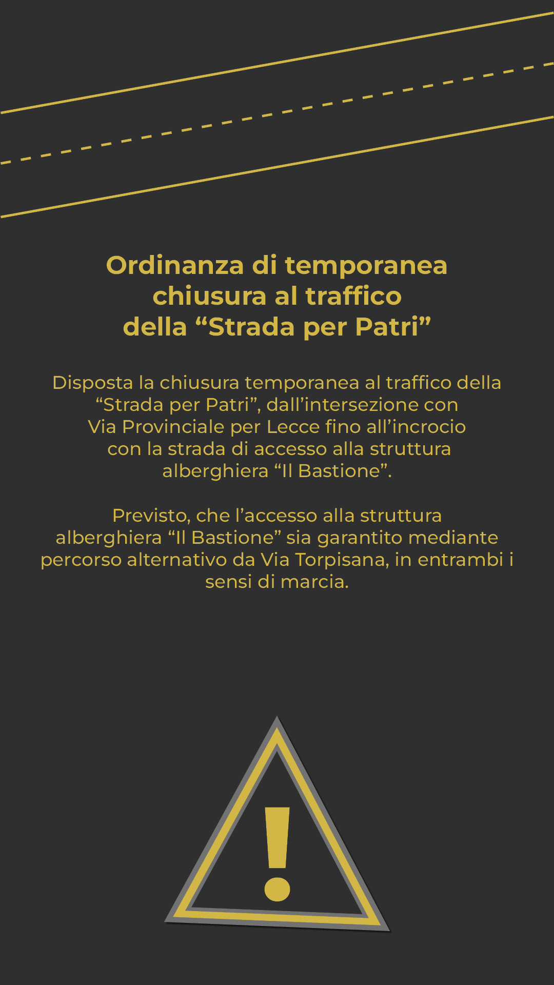 Viabilità Strada Patri Viabilità Strada Patri