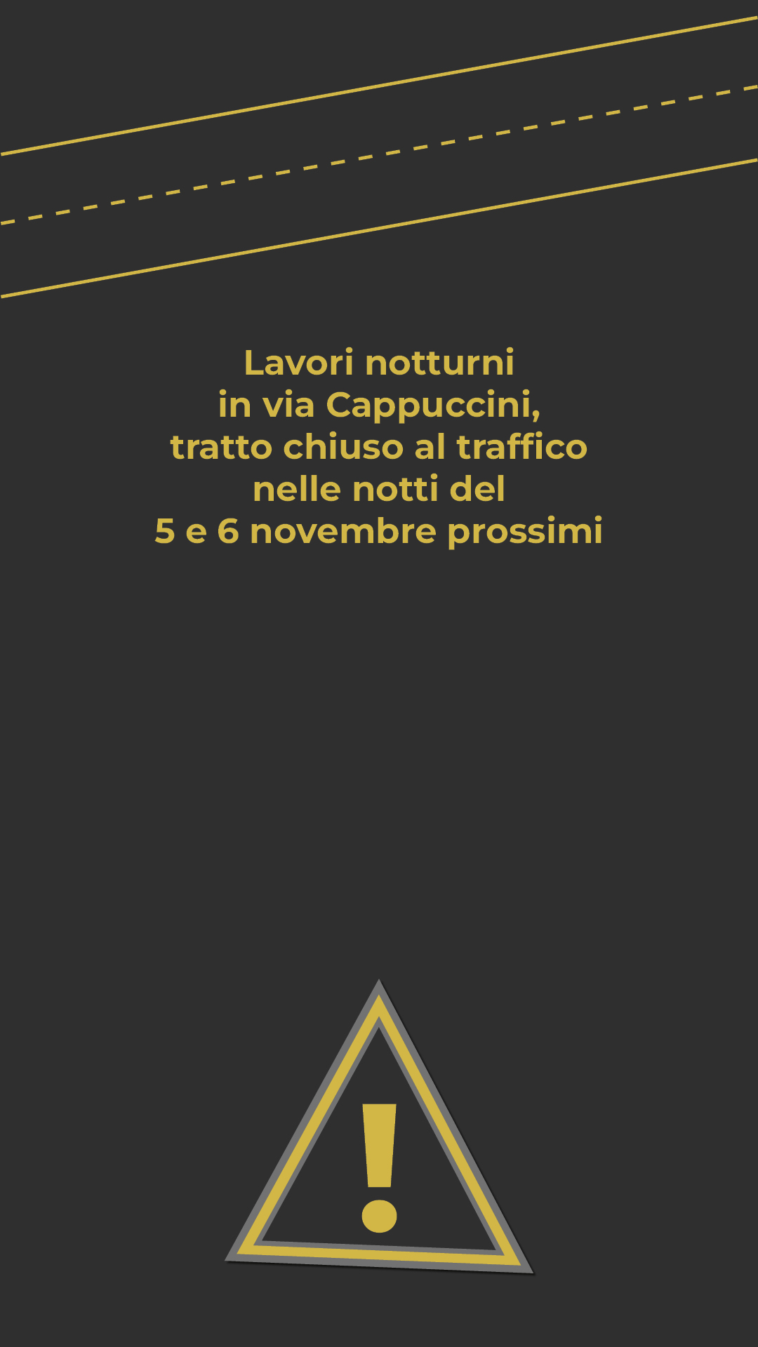 Lavori via Cappuccini