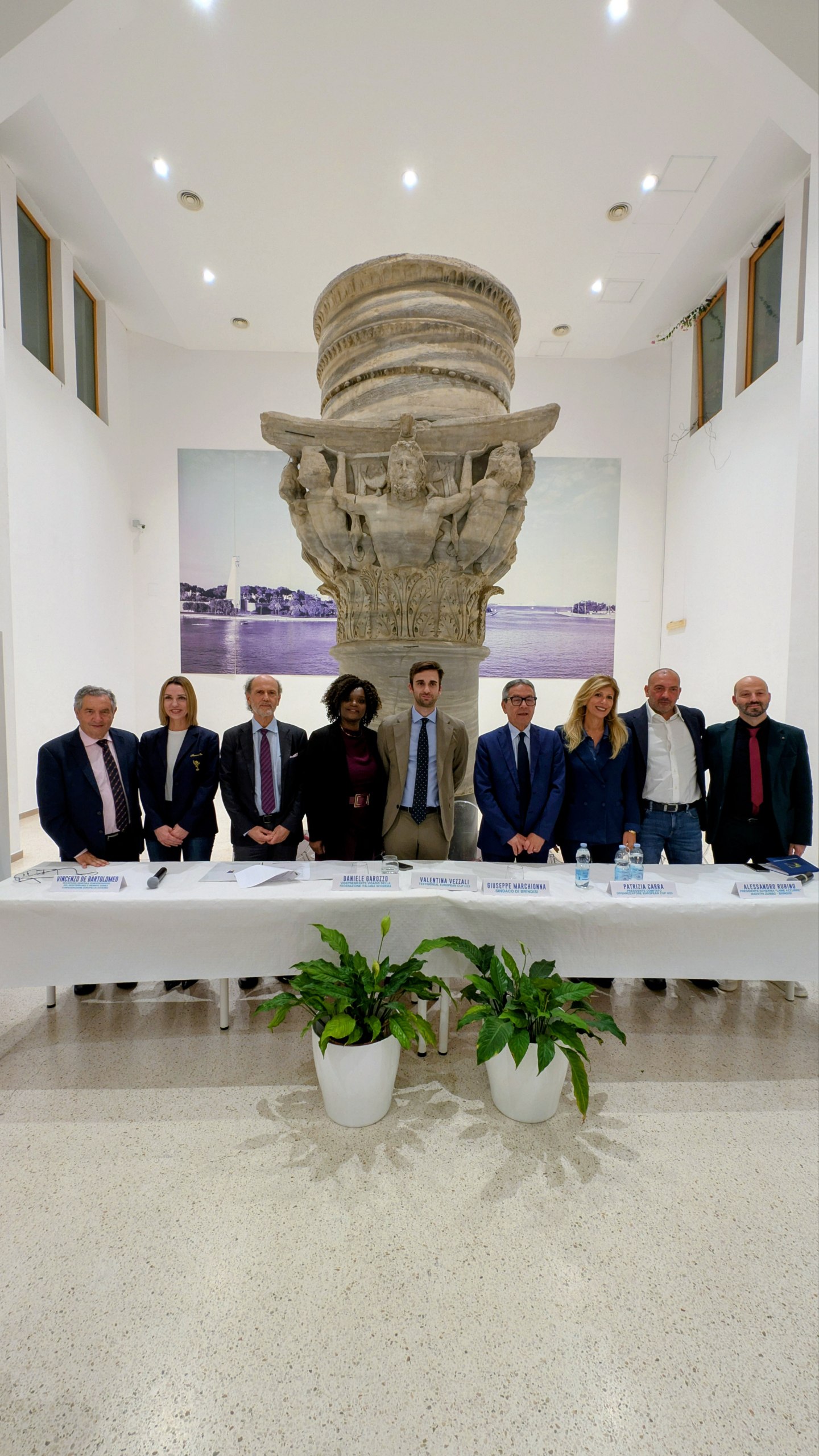 Conferenza stampa scherma