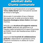 Provvedimenti Giunta 6-11-2025