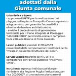 Provvedimenti Giunta 27-11-2025