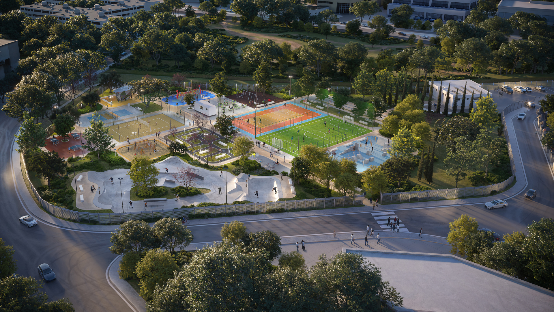 Parco Modulare Perrino Vista Tramonto