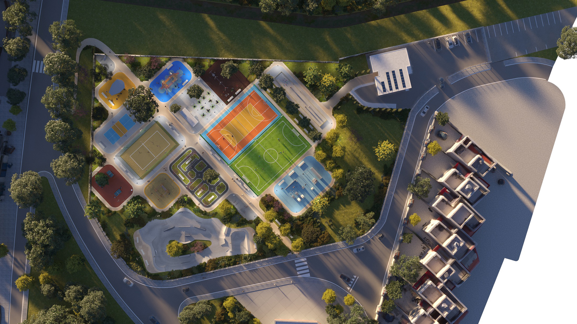 Parco Modulare Perrino Planimetria