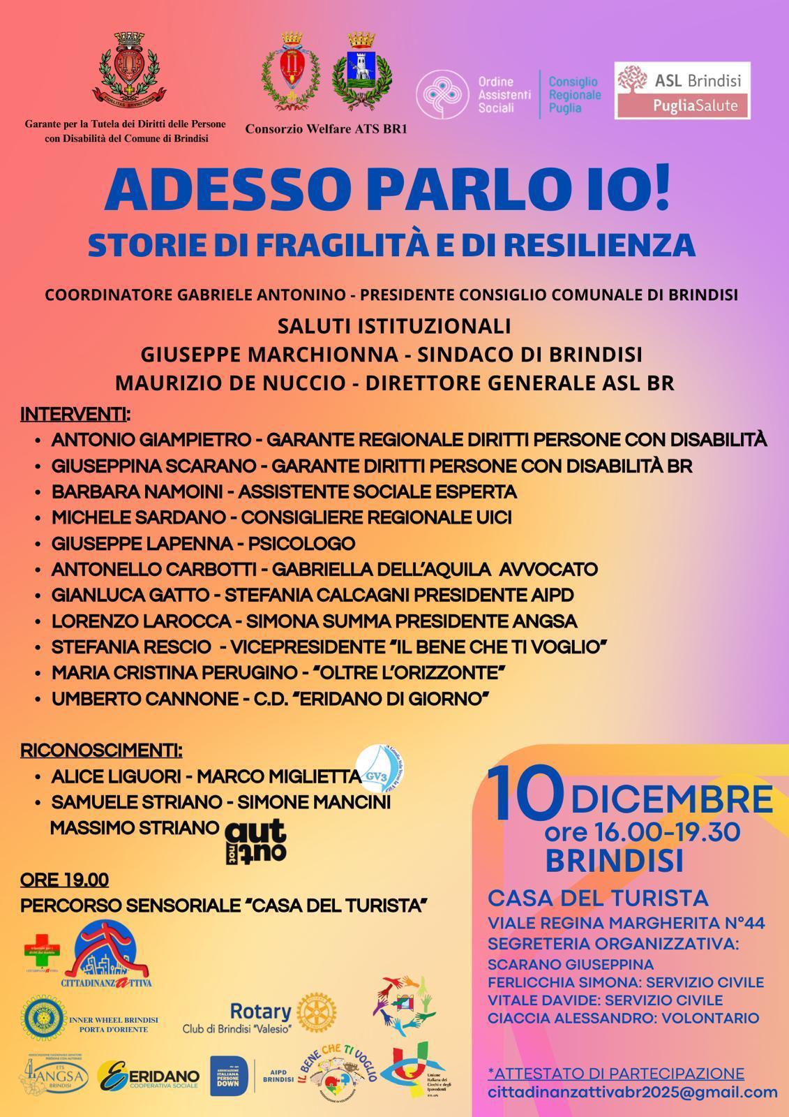 Adesso parlo io - Locandina