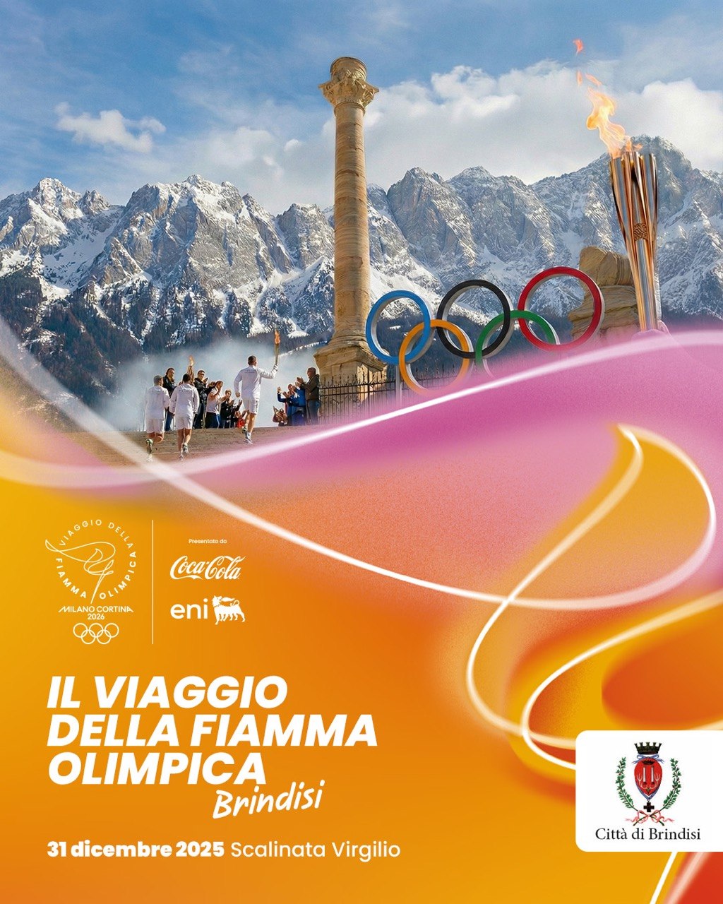 Il Viaggio della Fiamma Olimpica Brindisi