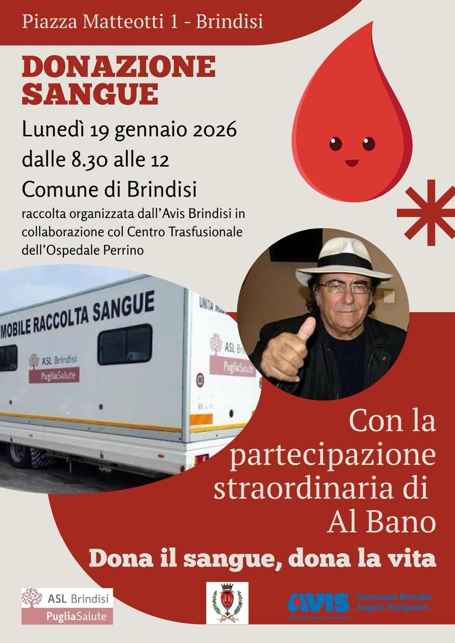 Locandina donazione