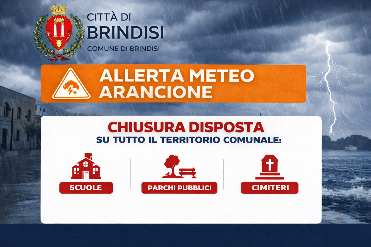 Allerta meteo arancione