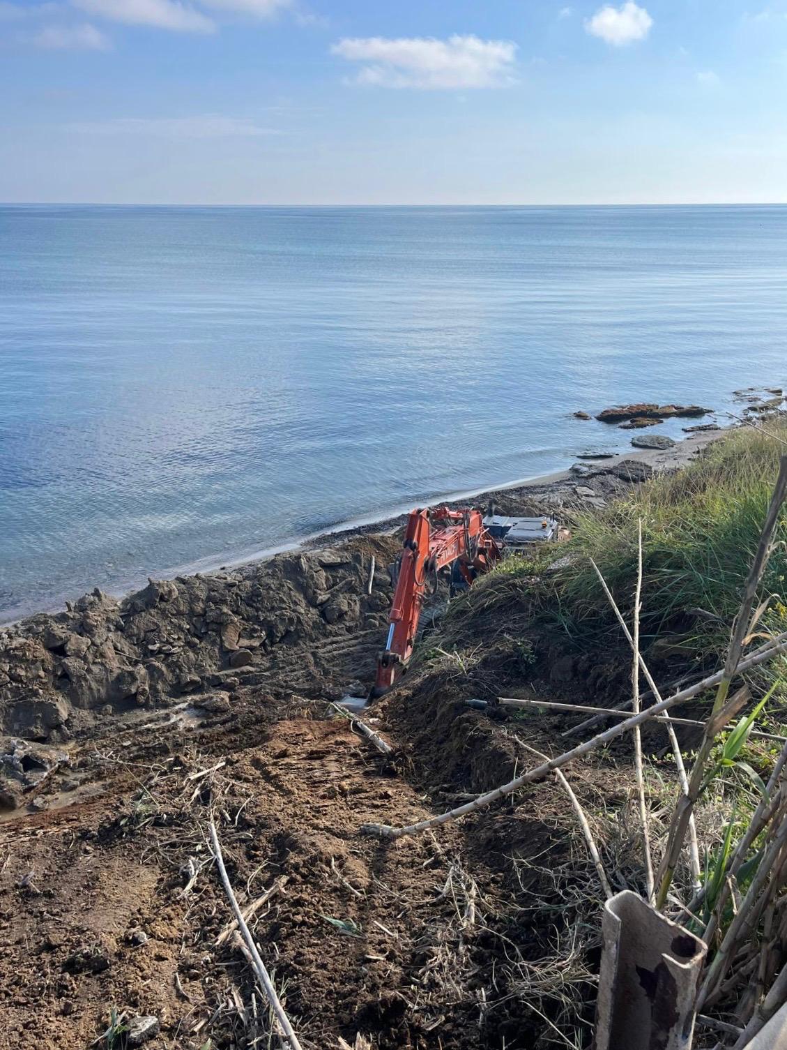 Lavori falesia Giancola