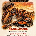 Locandina 45 giri di poesia
