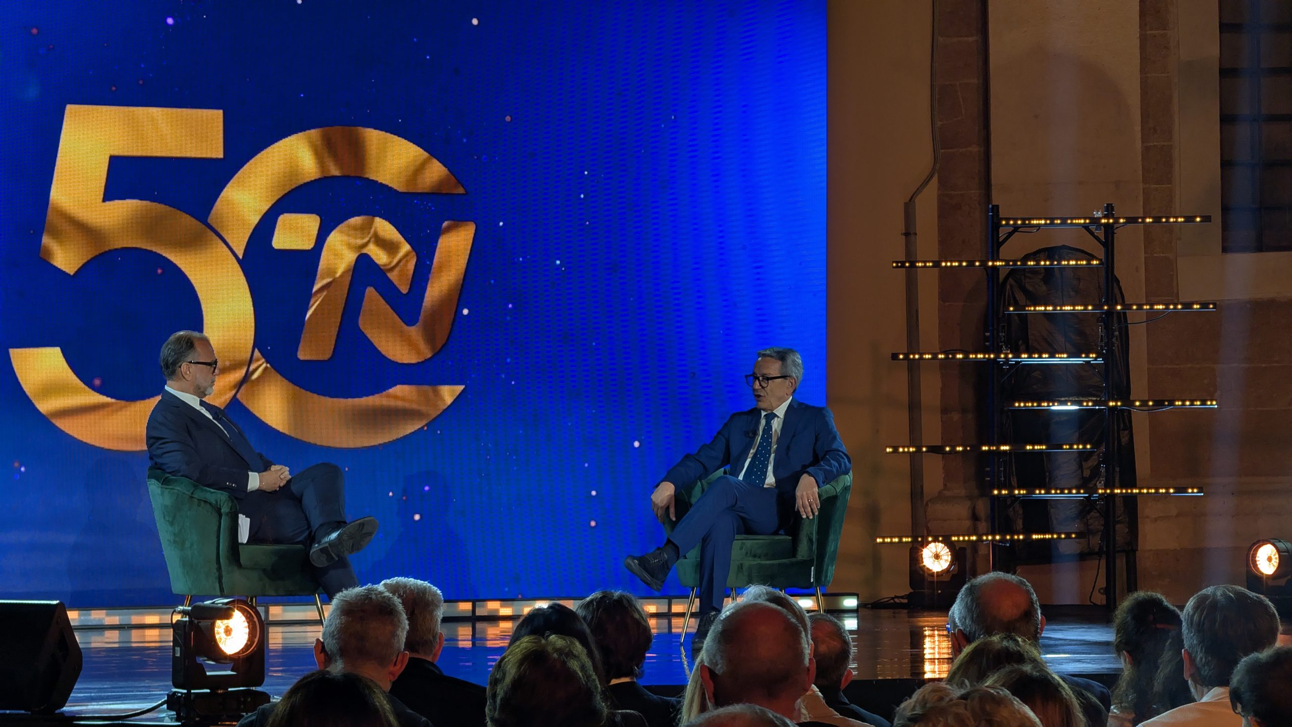 Sindaco Marchionna Telenorba 50 anni