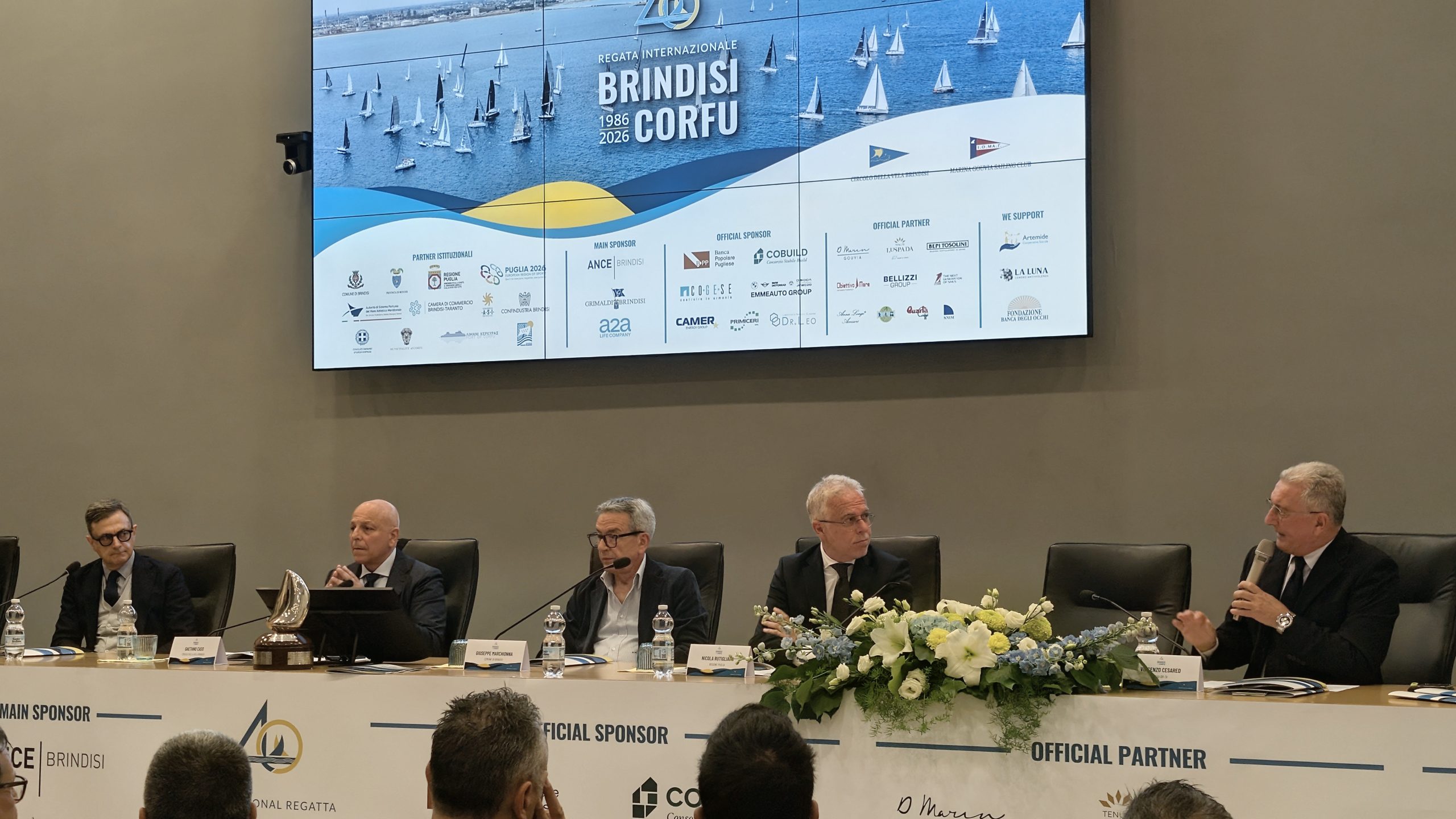 Sindaco Presentazione Regata Brindisi Corfu