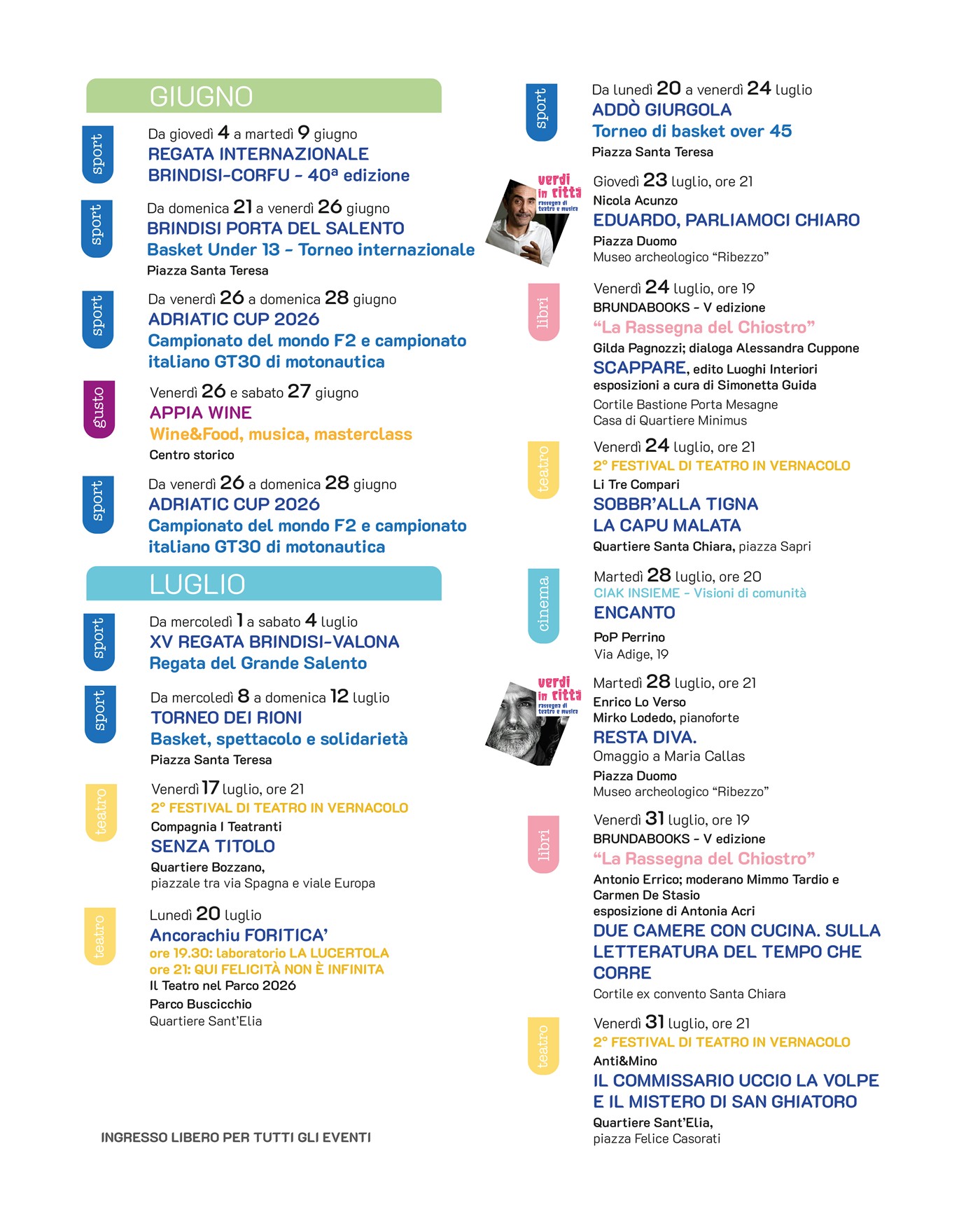 02 - Meridiani d'Estate - Giugno e luglio