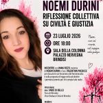 Noemi Durini - Riflessione collettiva su civiltà e giustizia
