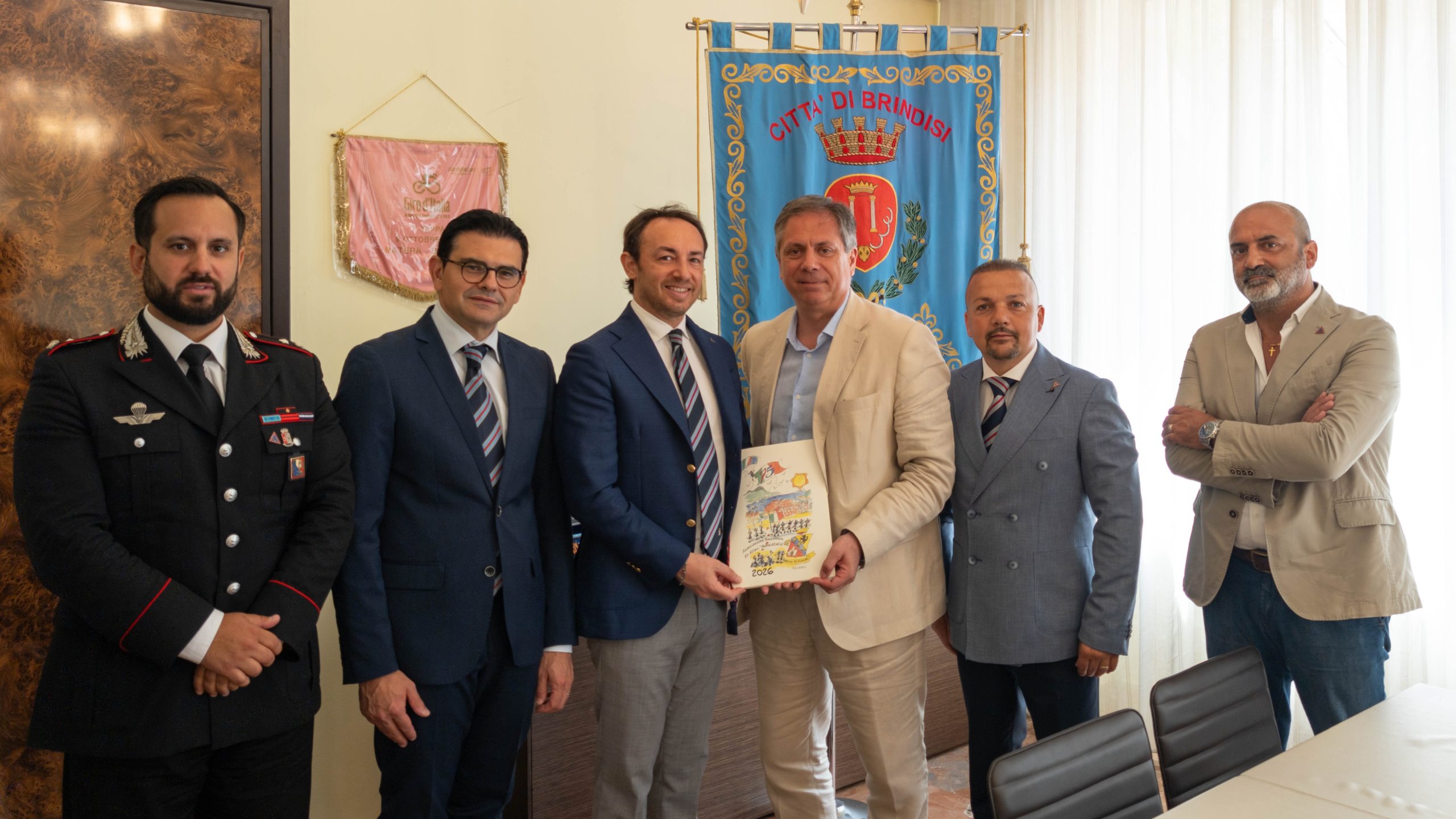 Delegazione dell’Associazione Nazionale ex Allievi Nunziatella