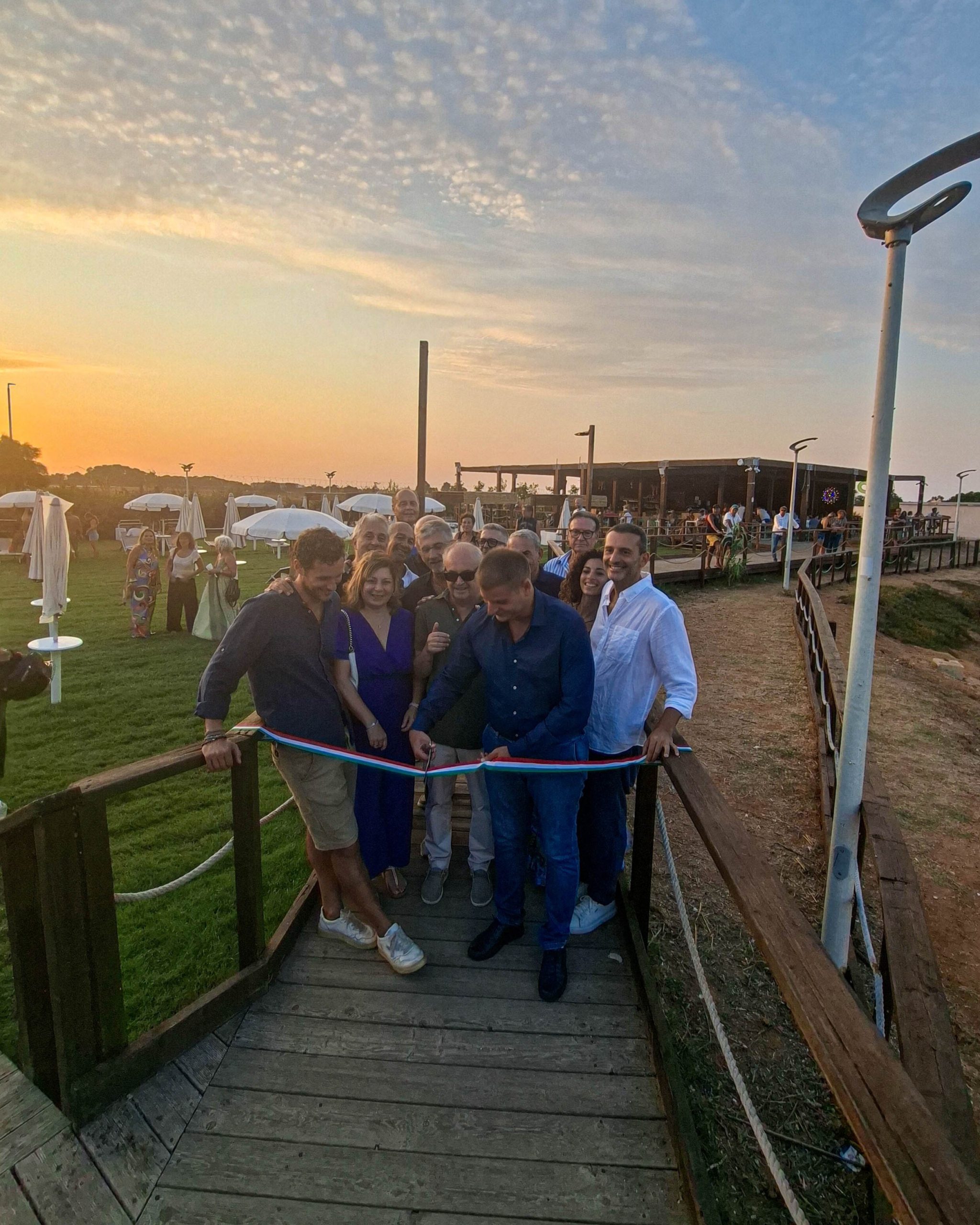 Cala Materdomini inaugurazione spiaggia