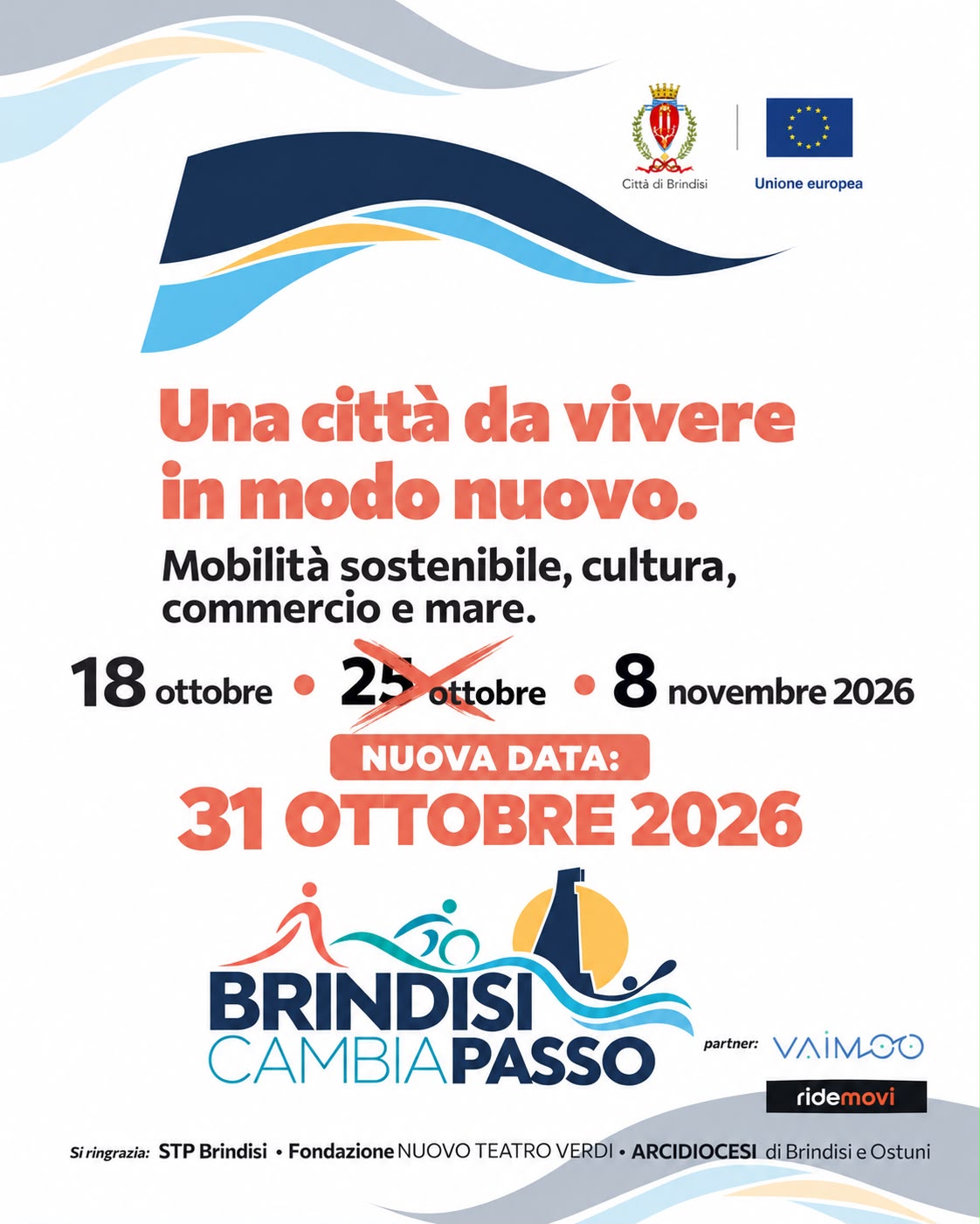 Brindisi Cambiapasso 31 ottobre 2026