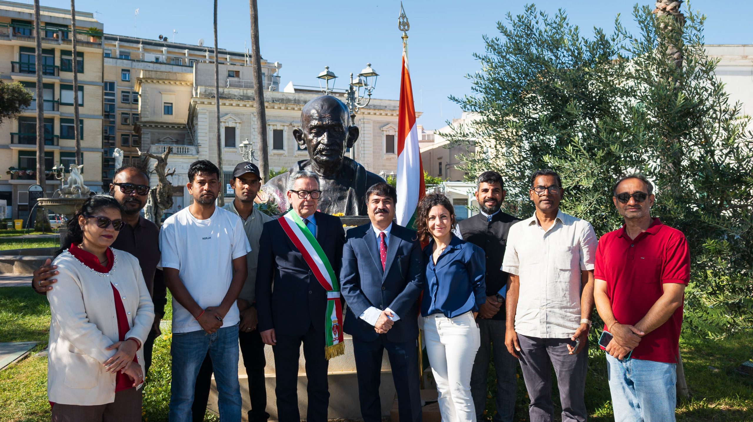 Giornata internazionale della nonviolenza - delegazione